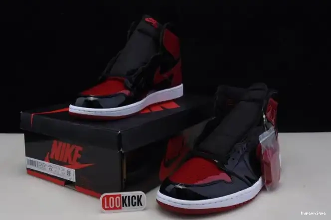 HYPE High 1 Bred Patent Jordan 555088-063 Air OG 0607